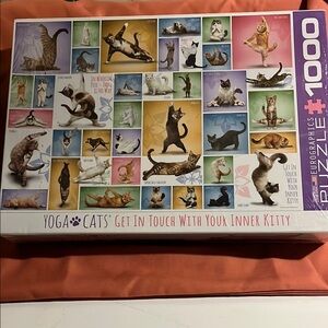 Yoga Cats Puzzle - Colorful Cat Poses